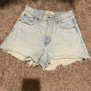 Abercrombie Curve Love 90s High Rise Shorts